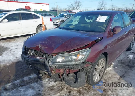 2013 Honda Accord Sdn Ex-L from USA, damaged, VIN 1HGCR2F88DA020493